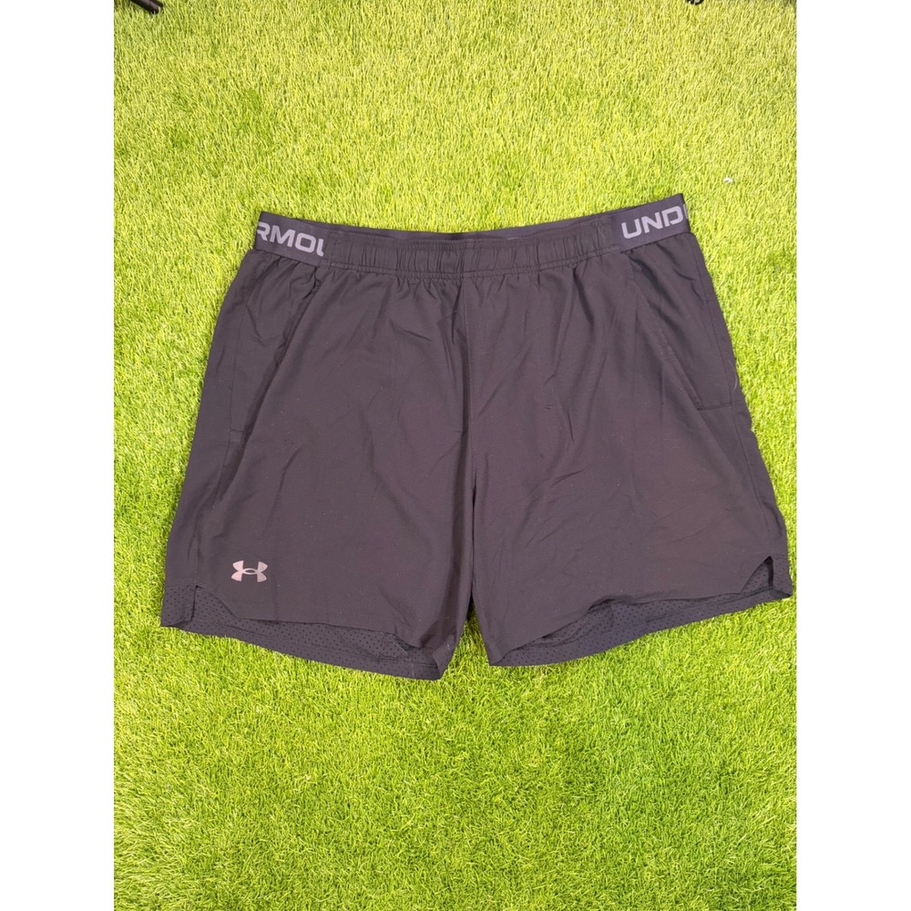 Under Armour Mens Black Athletic Gym Training Shorts XXL T3VNG26NJWMDINT